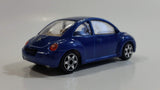 Burago Street Fire No. 4172 Volkswagen New Beetle Blue 1/43 Scale Die Cast Toy Car Vehicle New in Box