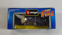 Burago Street Fire No. 4141 Lamborghini Diablo Purple 1/43 Scale Die Cast Toy Car Vehicle New in Box