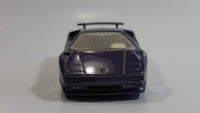 Burago Street Fire No. 4141 Lamborghini Diablo Purple 1/43 Scale Die Cast Toy Car Vehicle New in Box