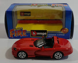 Burago Street Fire No. 4125 Dodge Viper RT/10 Red 1/43 Scale Die Cast Toy Car Vehicle New in Box