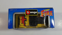 Burago Street Fire No. 4122 Jeep CJ-7 Yellow Shell Pirelli 1/43 Scale Die Cast Toy Car Vehicle New in Box