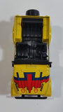 Burago Street Fire No. 4122 Jeep CJ-7 Yellow Shell Pirelli 1/43 Scale Die Cast Toy Car Vehicle New in Box