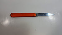 Grand Harvest Knife Serrated Tipped Butter Knife Style in Orange Case