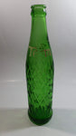 Rare Vintage 1961 Teem Lemon Lime Drink Green Embossed Glass 10 Fl oz Beverage Bottle