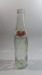 Vintage 1974 Dual Logo Pepsi-Cola Pepsi 10 Fl oz. Clear Twist Soda Pop Bottle