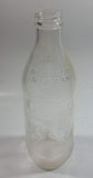 Vintage 1960s Tab Sugar Free Soda Pop Drink 10 Fl oz. Embossed Clear Glass Bottle