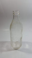 Vintage 1960s Tab Sugar Free Soda Pop Drink 10 Fl oz. Embossed Clear Glass Bottle