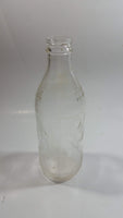 Vintage 1960s Tab Sugar Free Soda Pop Drink 10 Fl oz. Embossed Clear Glass Bottle