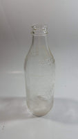 Vintage 1960s Tab Sugar Free Soda Pop Drink 10 Fl oz. Embossed Clear Glass Bottle