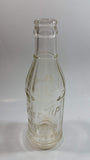 Rare Hard To Find Antique Silver Tip Bottlers Kamloops B.C. 6 1/2 Fl oz Embossed Clear Glass Beverage Bottle