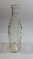 Rare Hard To Find Antique Silver Tip Bottlers Kamloops B.C. 6 1/2 Fl oz Embossed Clear Glass Beverage Bottle