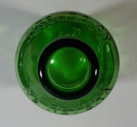 Vintage 1960s 7up You Like It - It Likes You 10 Fl oz Stubby Embossed Green Glass Beverage Bottle