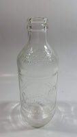 Vintage 1960s Schweppes Famous Since 1794 10 Fl oz Stubby Embossed Clear Glass Beverage Bottle
