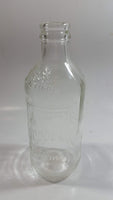 Vintage 1960s Schweppes Famous Since 1794 10 Fl oz Stubby Embossed Clear Glass Beverage Bottle