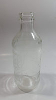 Vintage 1960s Schweppes Famous Since 1794 10 Fl oz Stubby Embossed Clear Glass Beverage Bottle