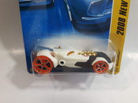 2008 Hot Wheels New Models RocketFire White Die Cast Toy Car Vehicle - New in Package