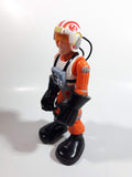 2004 Playskool Hasbro Lucasfilm Star Wars Jedi Force Luke Skywalker 6" Tall Toy Action Figure