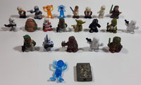 Star Wars Squinkies 1" Tall Micro Size Rubber Toy Figures Lot of 22