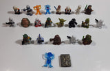 Star Wars Squinkies 1" Tall Micro Size Rubber Toy Figures Lot of 22