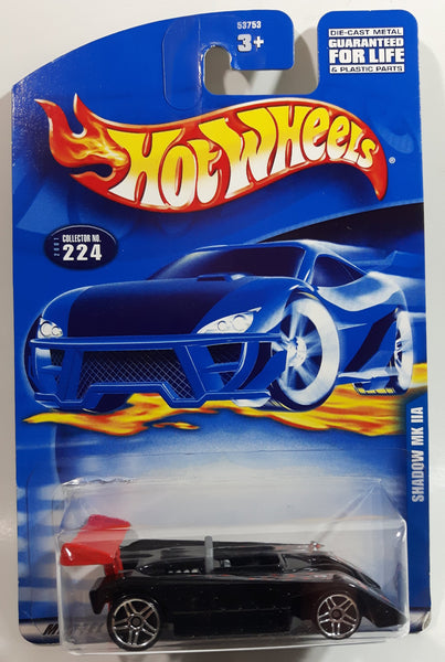 2001 Hot Wheels Shadow Mk IIa Black Enamel Die Cast Toy Race Car Vehicle New in Package