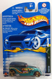 2002 Hot Wheels Cold Blooded Phaeton Metalflake Teal Die Cast Toy Car Vehicle New in Package