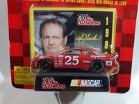 1996 Edition Racing Champions NASCAR #25 Ken Schrader Hendrick Motorsports Pedigree Chevrolet Monte Carlo Red Die Cast Toy Race Car Vehicle with Collector Card and Display Stand - New in Package Sealed