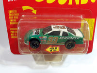 1997 Racing Champions NASCAR Roaring Racers Sounds #33 Kyle Schrader APR Andy Petree Racing Chevrolet Monte Carlo Green and White Die Cast Toy Race Car Vehicle - New in Package Sealed