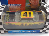 1994 Limited Edition Action Racing Platinum Series NASCAR #41 Joe Nemechek Meineke Chevy Lumina Yellow and Black Die Cast Race Stock Car Vehicle - New in Box