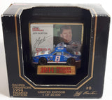 1994 Racing Champions Premier Edition NASCAR #8 Jeff Burton Raybestos Ford Thunderbird Blue and White Die Cast Race Car Vehicle - New in Box