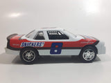 1991 Mars Inc #8 Mars Snickers Brand Buick Regal Pullback Friction Motorized 1/48 Scale White Die Cast Toy Race Car Vehicle