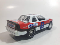 1991 Mars Inc #8 Mars Snickers Brand Buick Regal Pullback Friction Motorized 1/48 Scale White Die Cast Toy Race Car Vehicle