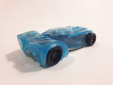 2011 Hot Wheels El Super Fasto Clear Blue Die Cast Toy Car Vehicle