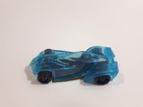 2011 Hot Wheels El Super Fasto Clear Blue Die Cast Toy Car Vehicle