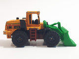 2012 Matchbox MBX Island Quarry King Dark Yellow Front End Loader Die Cast Toy Car Construction Vehicle