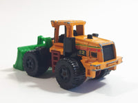 2012 Matchbox MBX Island Quarry King Dark Yellow Front End Loader Die Cast Toy Car Construction Vehicle