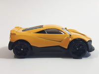 Unknown Brand DK-GT Yellow Die Cast Toy Car Vehicle