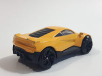 Unknown Brand DK-GT Yellow Die Cast Toy Car Vehicle