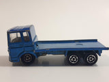 1980s Majorette Saviem Toy Truck Dark Blue Die Cast Toy Car Vehicle 1/100 Scale