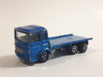 1980s Majorette Saviem Toy Truck Dark Blue Die Cast Toy Car Vehicle 1/100 Scale