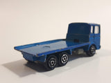 1980s Majorette Saviem Toy Truck Dark Blue Die Cast Toy Car Vehicle 1/100 Scale