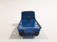 1980s Majorette Saviem Toy Truck Dark Blue Die Cast Toy Car Vehicle 1/100 Scale