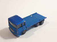 1980s Majorette Saviem Toy Truck Dark Blue Die Cast Toy Car Vehicle 1/100 Scale