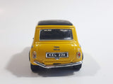 Hongwell Mini Cooper Britax-Cooper #79 Steve Neal GordonSpice Yellow Die Cast Toy Car Vehicle with Opening Doors