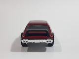 2010 Hot Wheels Hot Auction Olds 442 Metallic Red Die Cast Toy Muscle Car Vehicle