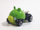 2012 Hot Wheels Angry Birds Minion Pig Green Die Cast Toy Car Vehicle