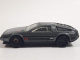 2014 Hot Wheels HW City - Speed Team '81 DeLorean DMC-12 Brushed Metalflake Silver Die Cast Toy Car Vehicle