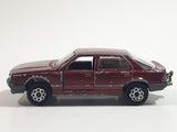 Majorette Renault 25 No. 222 Dark Red Burgundy Maroon 1/63 Scale Die Cast Toy Car Vehicle with Opening Doors