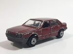 Majorette Renault 25 No. 222 Dark Red Burgundy Maroon 1/63 Scale Die Cast Toy Car Vehicle with Opening Doors