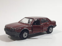 Majorette Renault 25 No. 222 Dark Red Burgundy Maroon 1/63 Scale Die Cast Toy Car Vehicle with Opening Doors