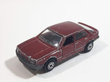 Majorette Renault 25 No. 222 Dark Red Burgundy Maroon 1/63 Scale Die Cast Toy Car Vehicle with Opening Doors